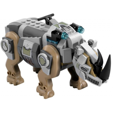wakandan armored rhino - set 76099 - brick built