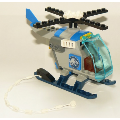 jurassic world helicopter - set 10756