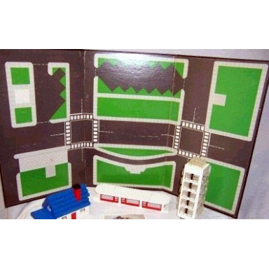 town plan board cardboard tri-fold 48 1 4cm x 84 1 2cm - set 842
