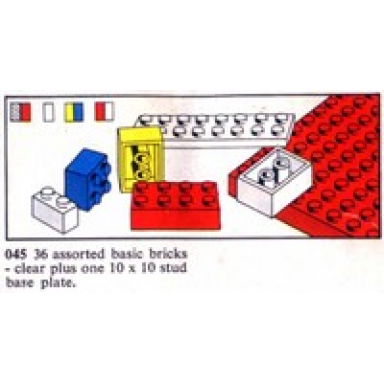 36 assorted basic bricks