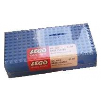 5 large base plates - blue