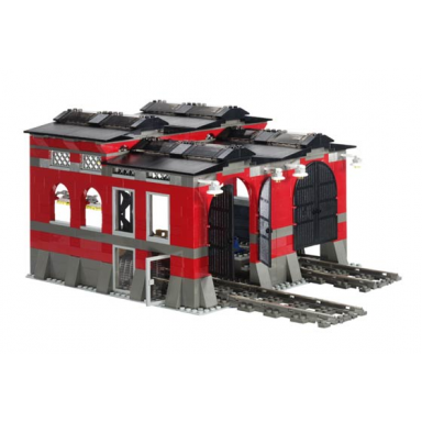 train engine shed