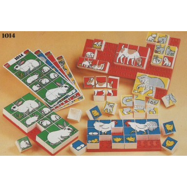 mosaic set domestic animals