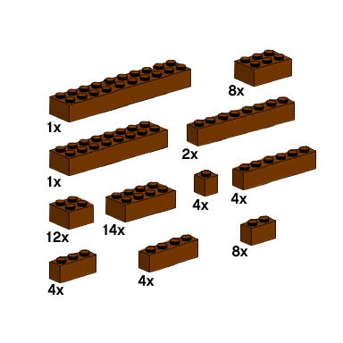 assorted brown bricks
