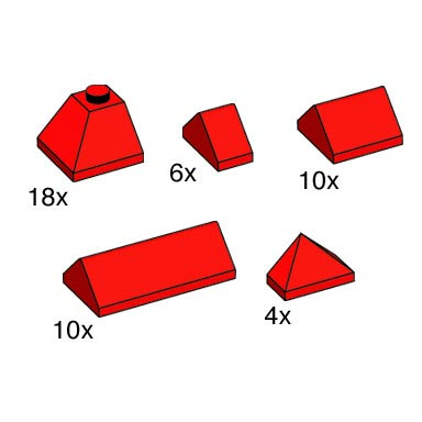 red ridge tiles