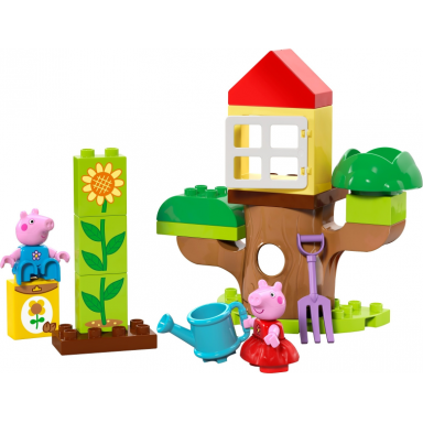 peppa pig garden and tree house
