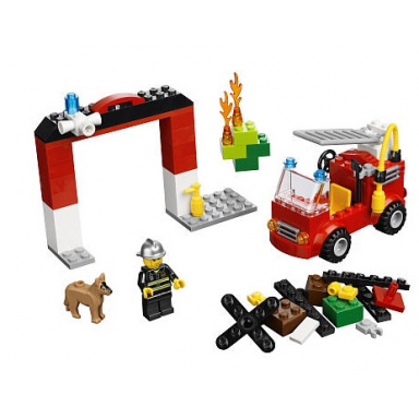 my first lego fire station