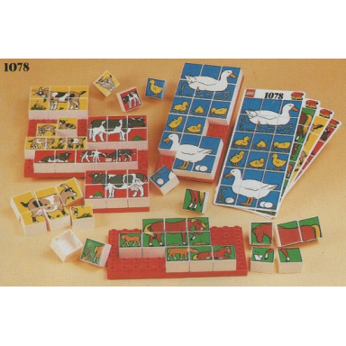 animal mosaic puzzle - 72 elements 4 domestic animals