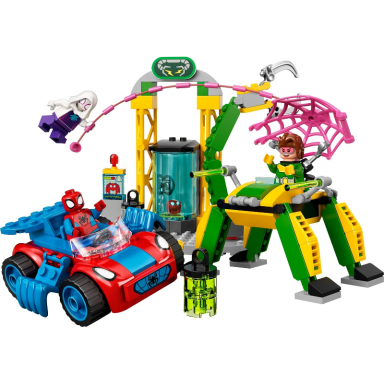 spider-man at doc ock’s lab