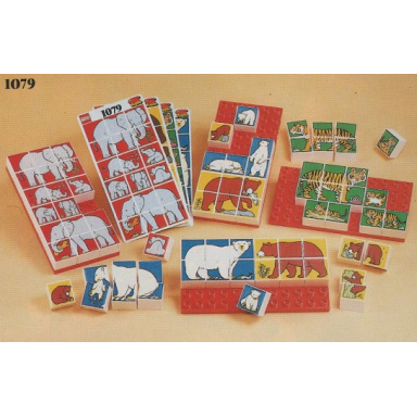 animal mosaic puzzle - 72 elements 4 wild animals