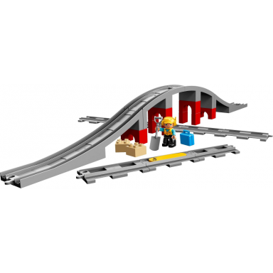 train bridge and tracks