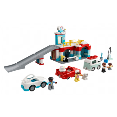 parking garage and car wash