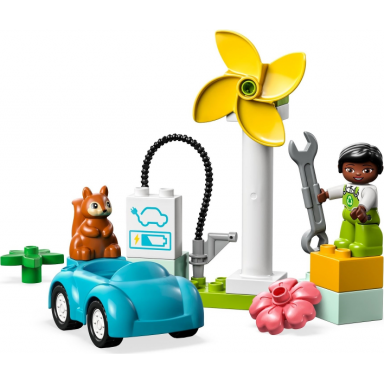 wind turbine and electric car