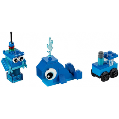 creative blue bricks