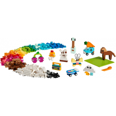 vibrant creative brick box