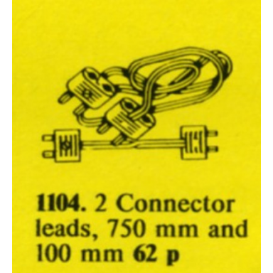 4.5v motor battery cables 14 and 94 studs 10 and 75cm long