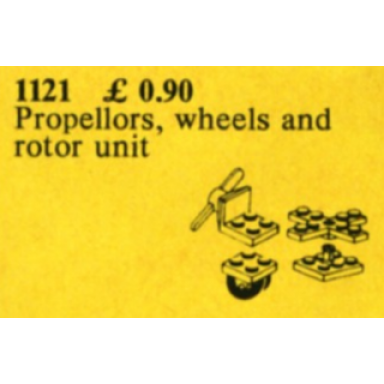propellers wheels and rotor unit