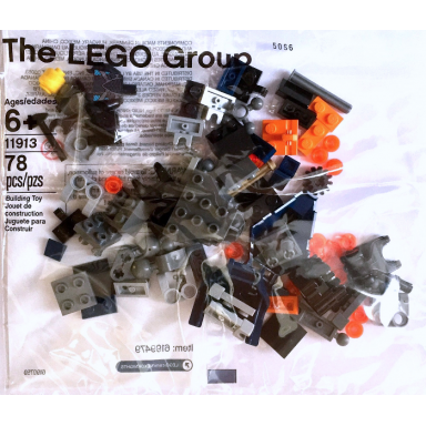 parts for nexo knights: build your own adventure included in book 9780241283653 polybag