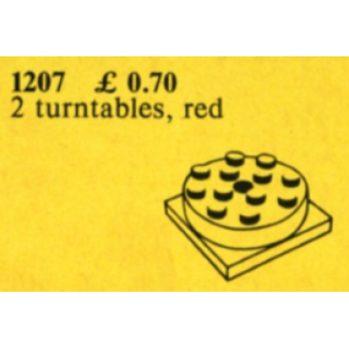 turntables 4 x 4 red