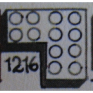 4 x 4 corner bricks