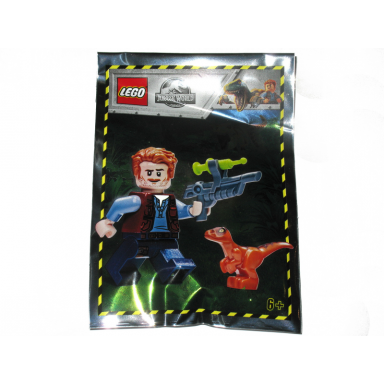 owen with baby raptor foil pack