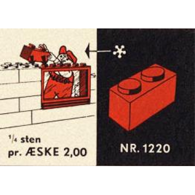 1 x 2 bricks