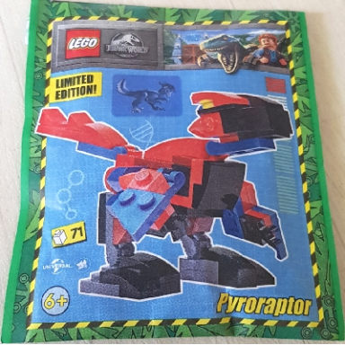 pyroraptor paper bag