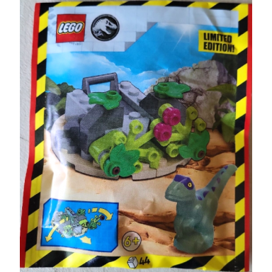 raptor with secret hideout paper bag