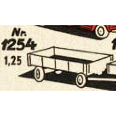 1:87 bedford flatbed trailer