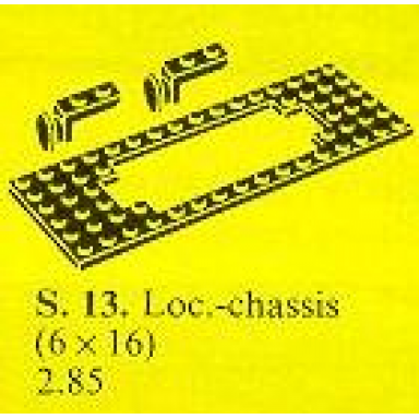 train motor plate with buffers