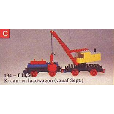 mobile crane and waggon
