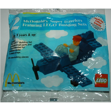 mcdonalds super travelers 2 airplane polybag