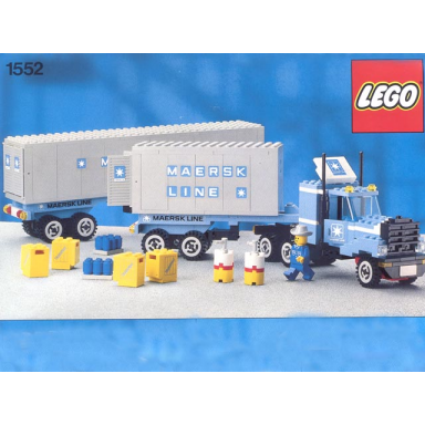 maersk line container truck