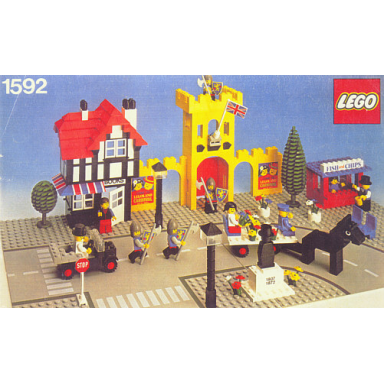 town square - castle scene