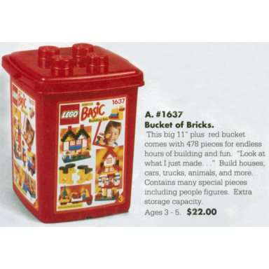 bucket of bricks