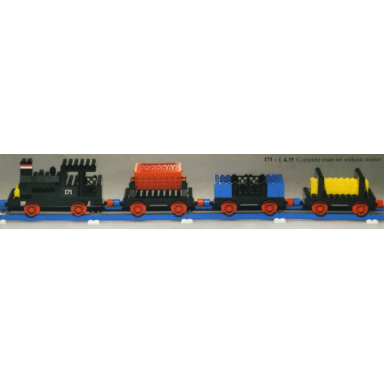 complete train set without motor