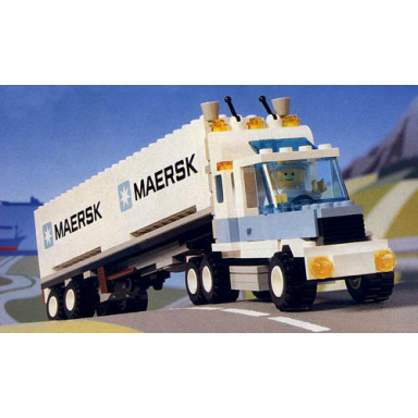 maersk line container lorry