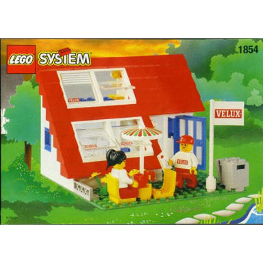 house with roof-windows velux 