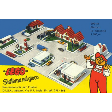 town plan wooden board