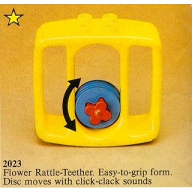 flower rattle-teether