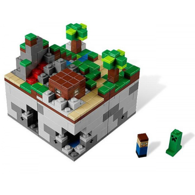 minecraft micro world lego ideas - the forest