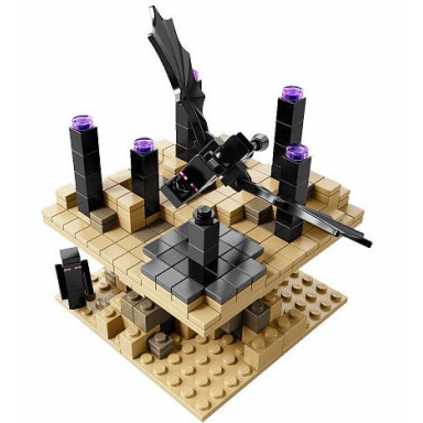 minecraft micro world - the end