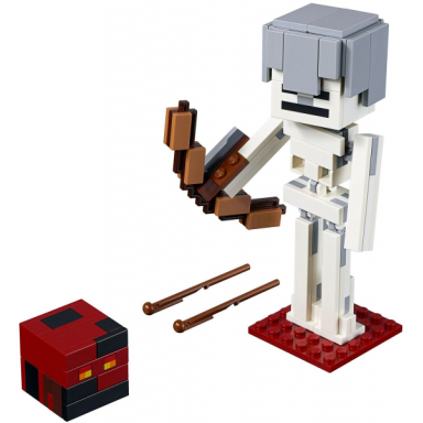 minecraft skeleton bigfig with magma cube