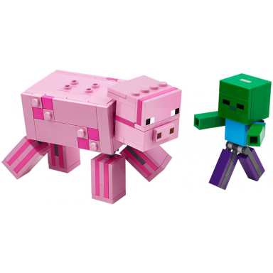 bigfig pig with baby zombie