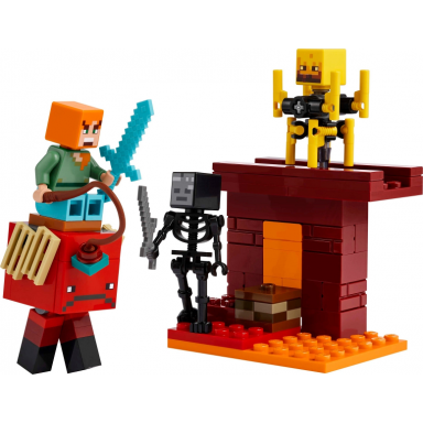 the nether lava battle