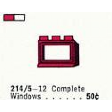 1 x 3 x 2 window in frame