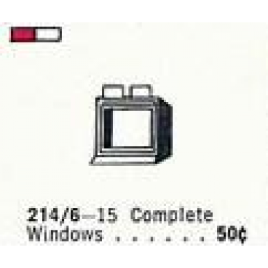 1 x 2 x 2 window in frame