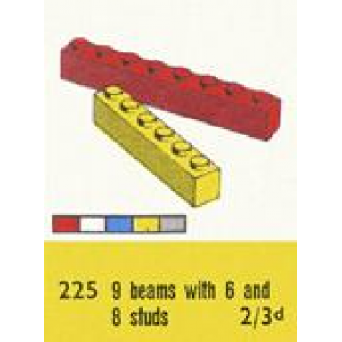 1 x 6 and 1 x 8 bricks