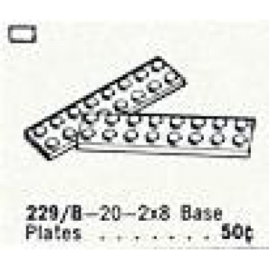 2 x 8 plates
