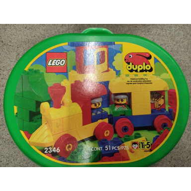 train oval suitcase